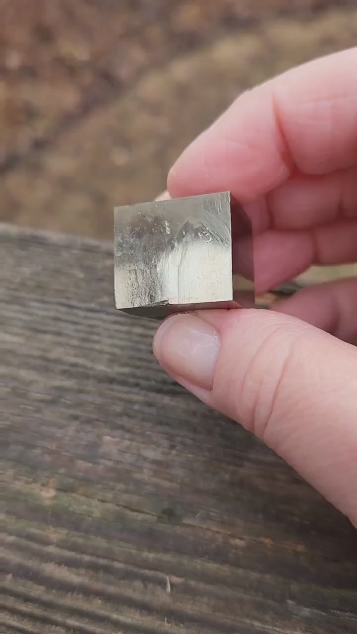 Beautiful Pyrite Cube Specimen Self-standing