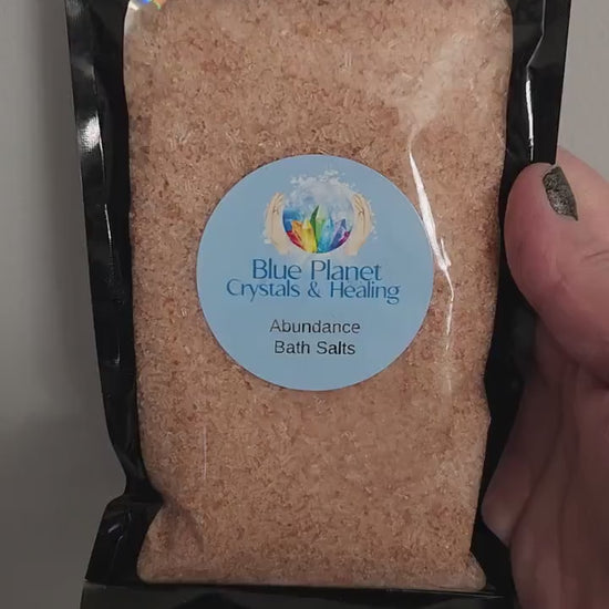 Limited Edition Abundance Bath Salts, Made With Intention and Master Reiki Infused