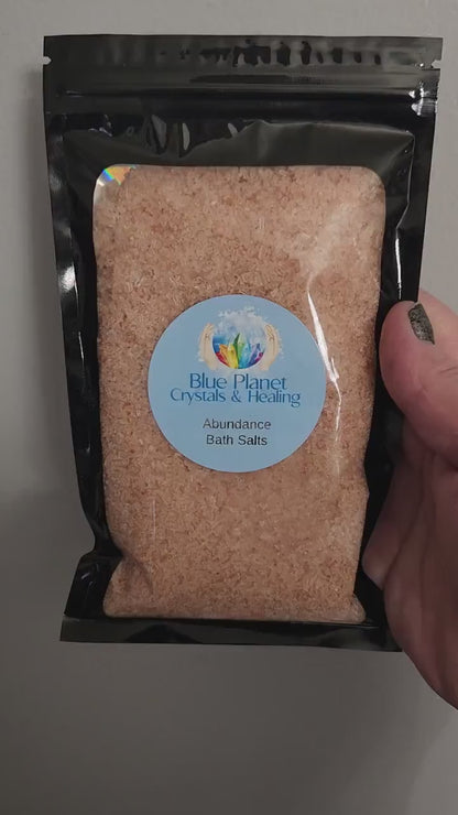 Limited Edition Abundance Bath Salts, Made With Intention and Master Reiki Infused