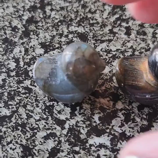 Carved Mini Duck Crystal Stone: Various Stone, One
