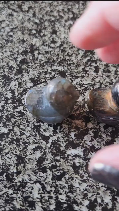 Carved Mini Duck Crystal Stone: Various Stone, One