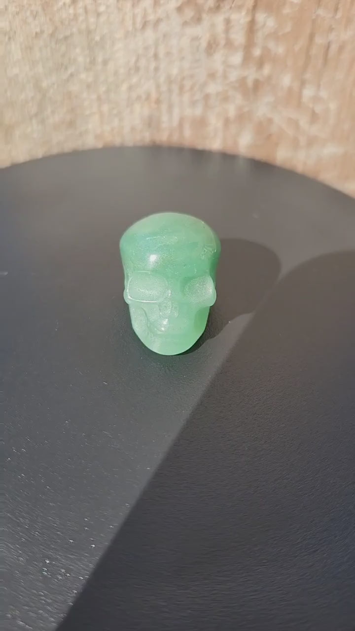 Beautiful AAA High Quality Green Aventurine Crystal Mini Skull