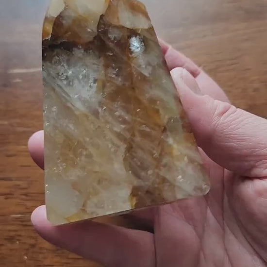 AAA Golden Healer Crystal Tower Point - Brazil Origin