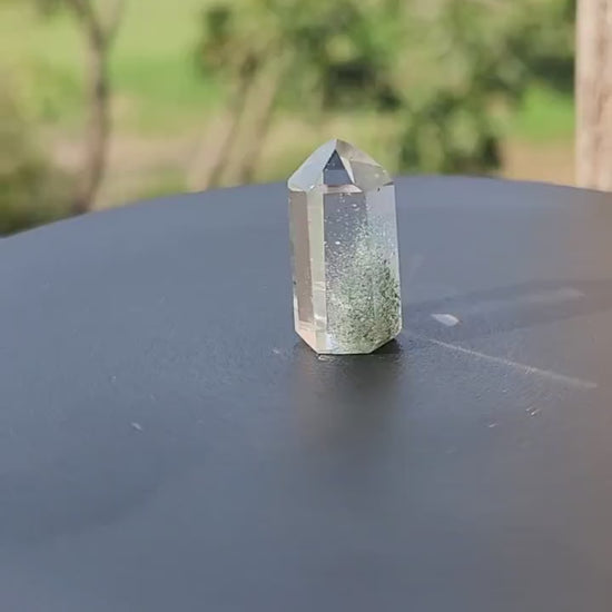 Gorgeous AAA Garden Quartz Crystal Tiny Mini Tower with Chlorite Inclusions