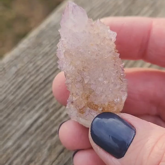 Beautiful AAA Spirit Quartz Raw Crystal Point Ametrine