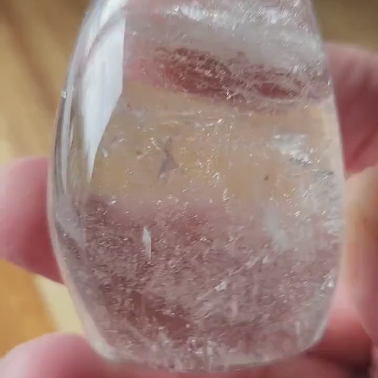 Beautiful AAA Clear Quartz Crystal Freeform with inclusions