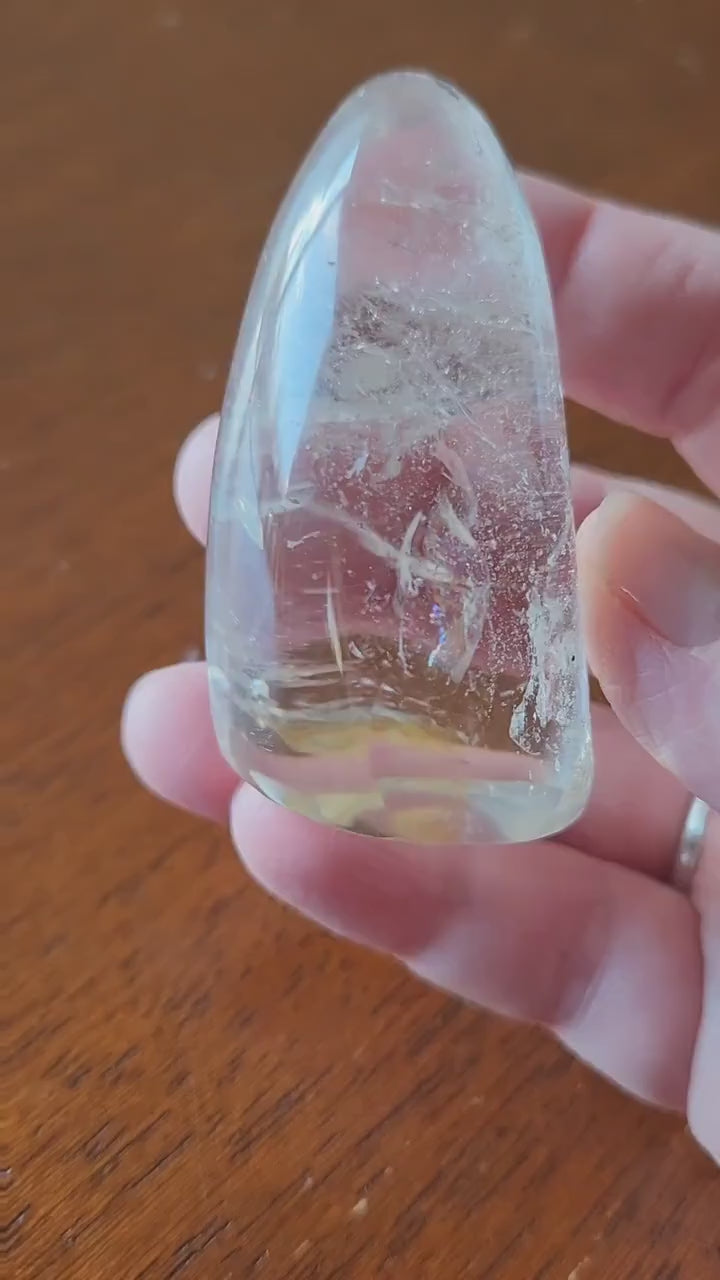 Beautiful AAA Clear Quartz Crystal Freeform with inclusions