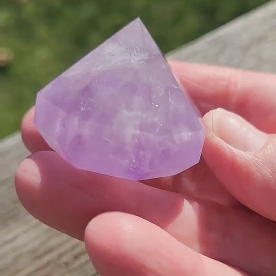 AAA Purple Amethyst Crystal Diamond Extractor, Small