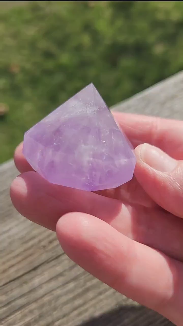 AAA Purple Amethyst Crystal Diamond Extractor, Small