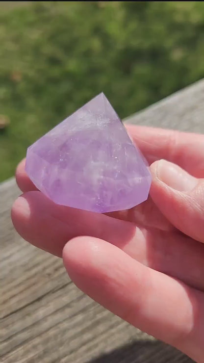 AAA Purple Amethyst Crystal Diamond Extractor, Small
